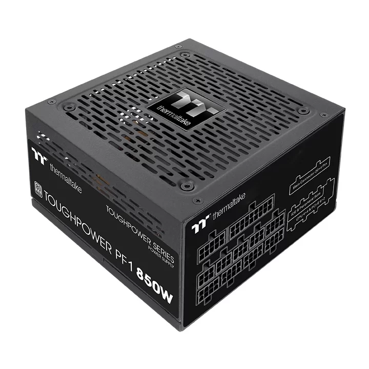 Блок питания Thermaltake 850W Toughpower PF1 модульный (80+ Platinum, 20+4 pin, 2x 4+4 pin CPU, 6x 6+2 pin PCI-E, 12 SATA, Smart Zero Fan, 120mm Fan)-0