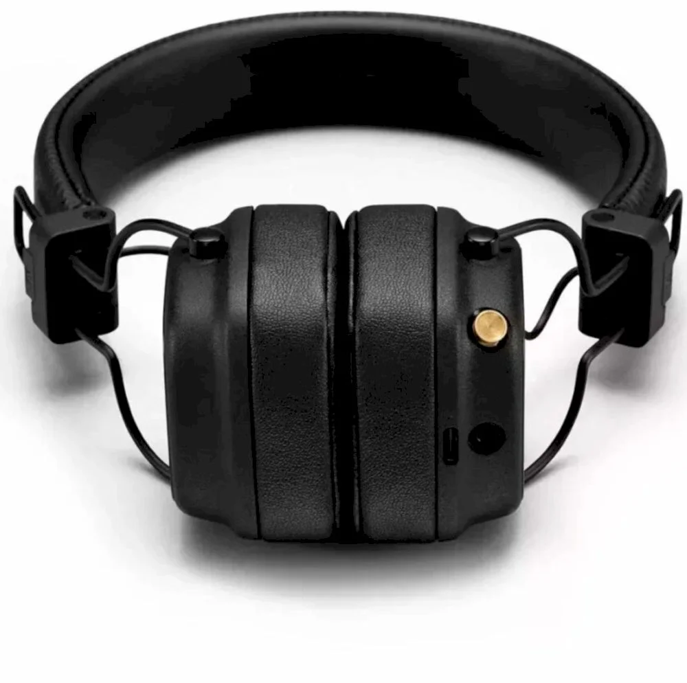 Беспроводные наушники Marshall MAJOR IV, (Bluetooth 5.0, кабель 2.15 м, SBC), Черные-3