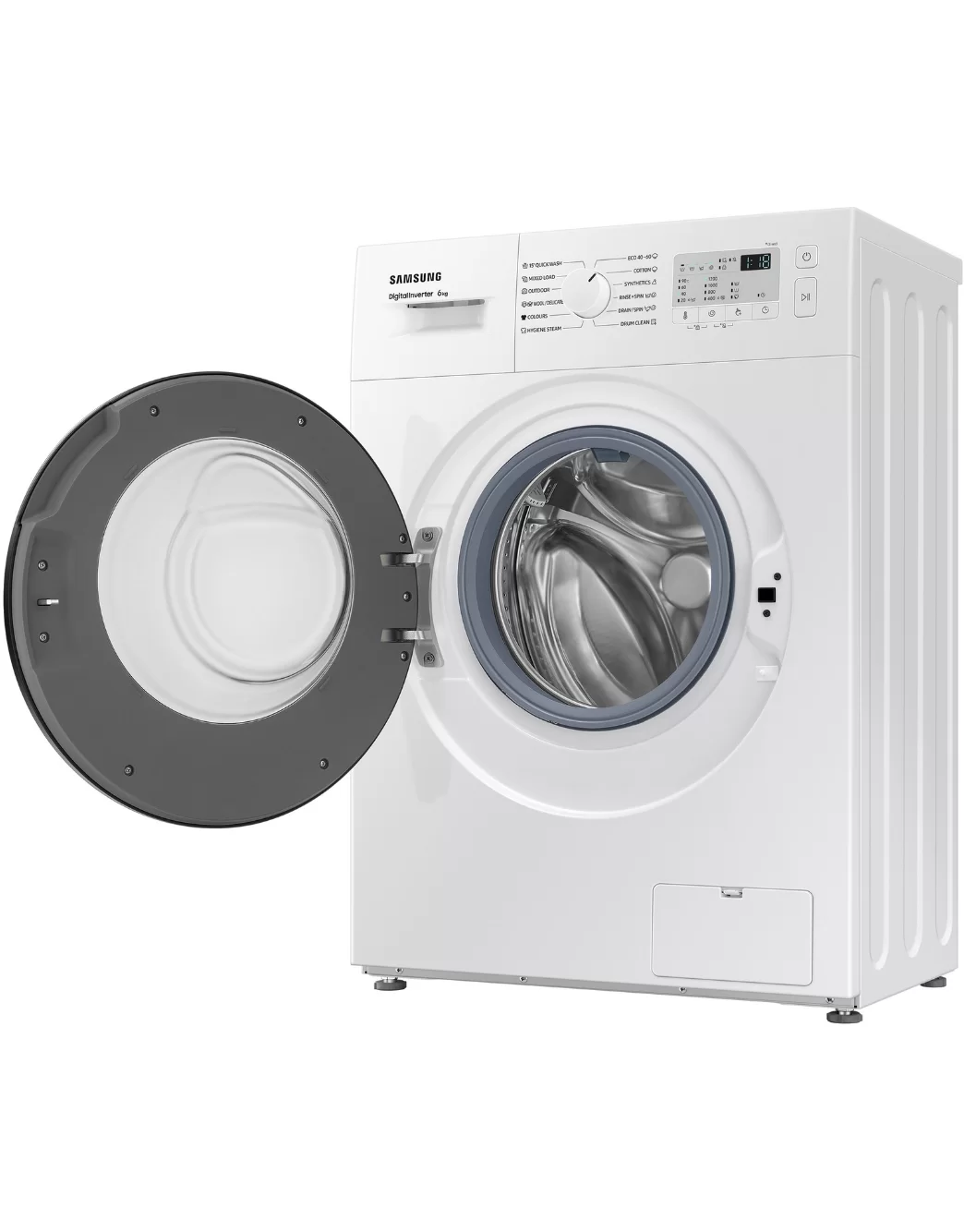 Стиральная машина Samsung WW60A3120BH/LE (40см / 6кг / 1200об / пар / Drum Clean / мотор - Digital Inverter)-4