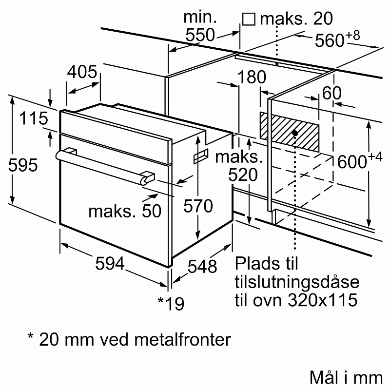 Духовой шкаф Bosch HBF113BR1S (Serie2 / 66 л / до 270 °C / Нерж сталь / Гриль / съемные направляющие / A)-5