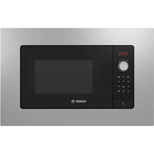 Микроволновая печь встраиваемая Bosch BEL653MS3 (Serie2 / черный/нерж / 25л / ширина - 59,5 см / 800Вт / гриль / AutoPilot8 / QuickStart)-0