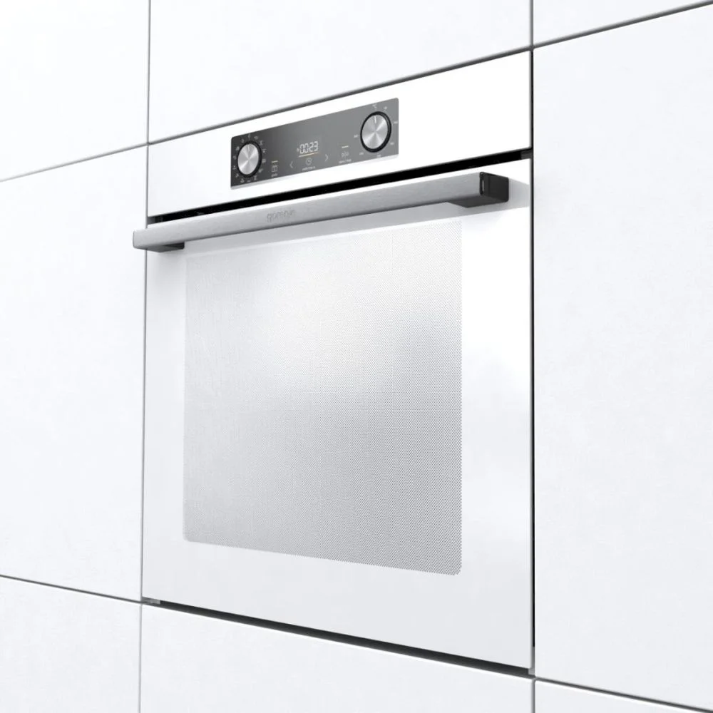 Духовой шкаф Gorenje BOS6737E06WG (Essential / Белый / SilverMatte / IconLED / AirFry / GentleBake / AquaClean / телескоп)-5