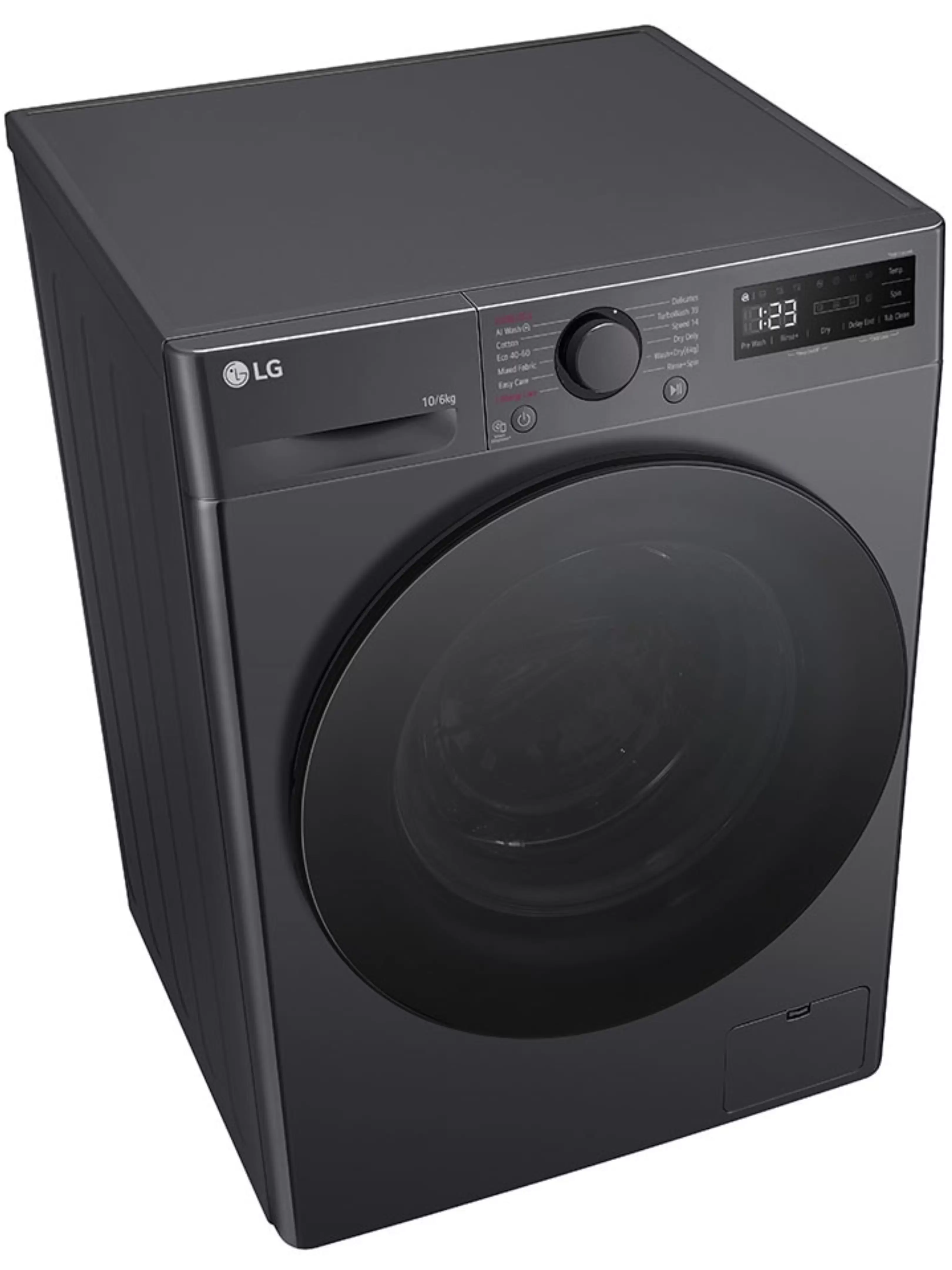 Стирально-сушильная машина LG F4DR510S2M (56.5см / 10кг / 6кг / 1400об / пар / AI DD / TurboWash™360 / Inverter Direct Drive / A+++ / Чёрная)-7