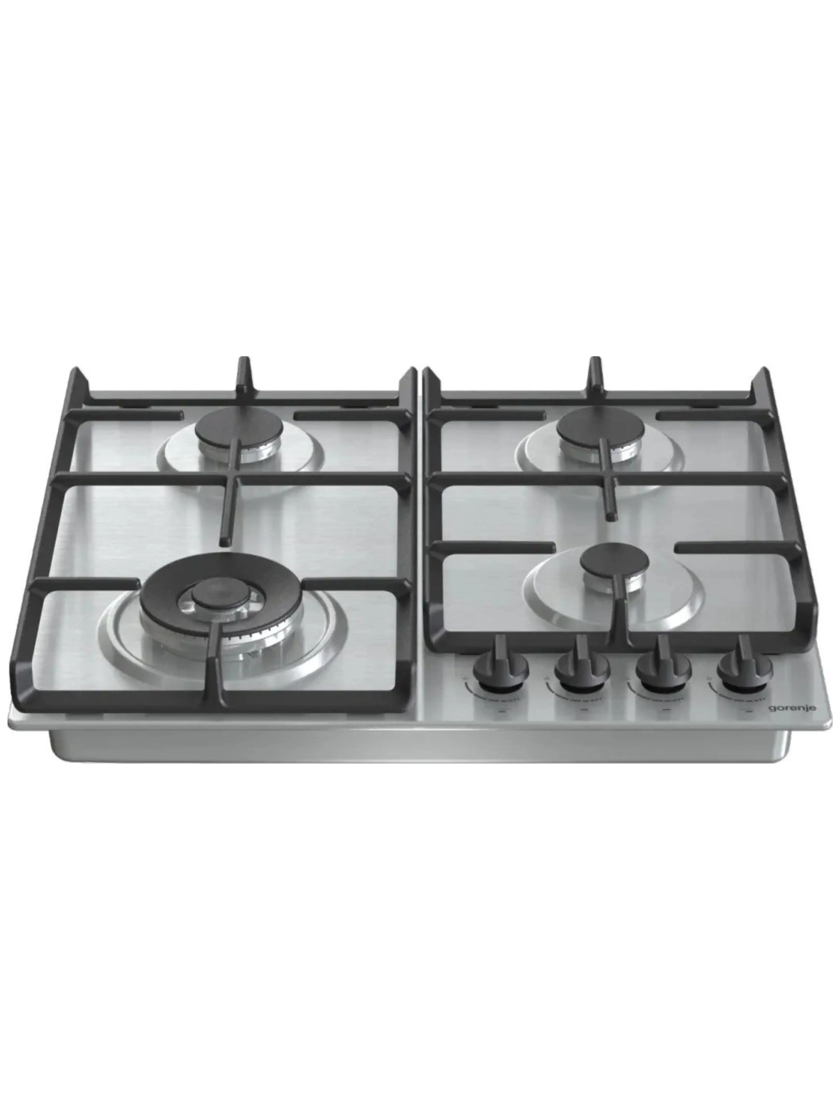 Поверхность газовая Gorenje GW641EBX (Essential / Нержавеющая сталь / Чугун / XtraSurface / WOK)-6