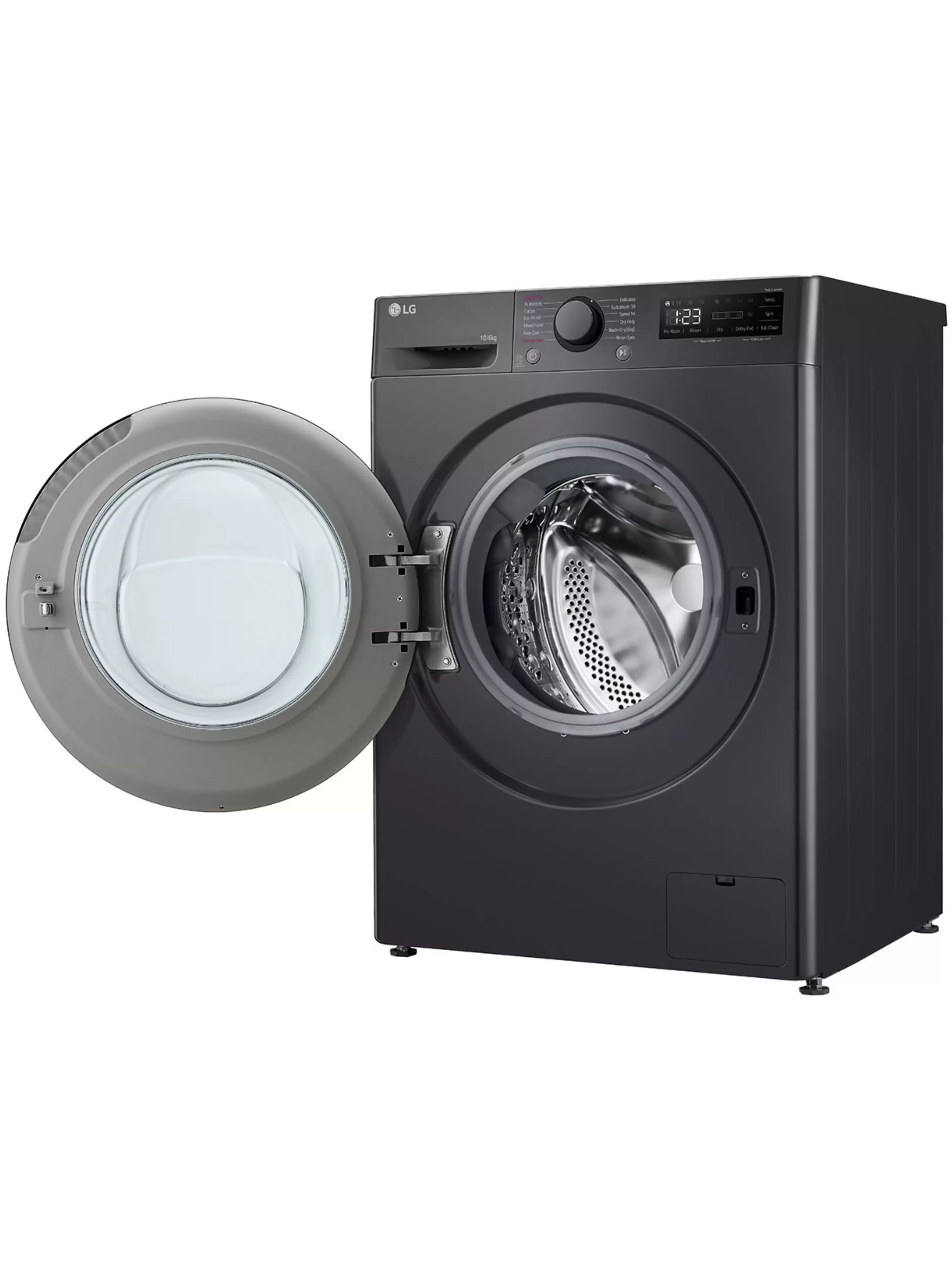 Стирально-сушильная машина LG F4DR510S2M (56.5см / 10кг / 6кг / 1400об / пар / AI DD / TurboWash™360 / Inverter Direct Drive / A+++ / Чёрная)-10