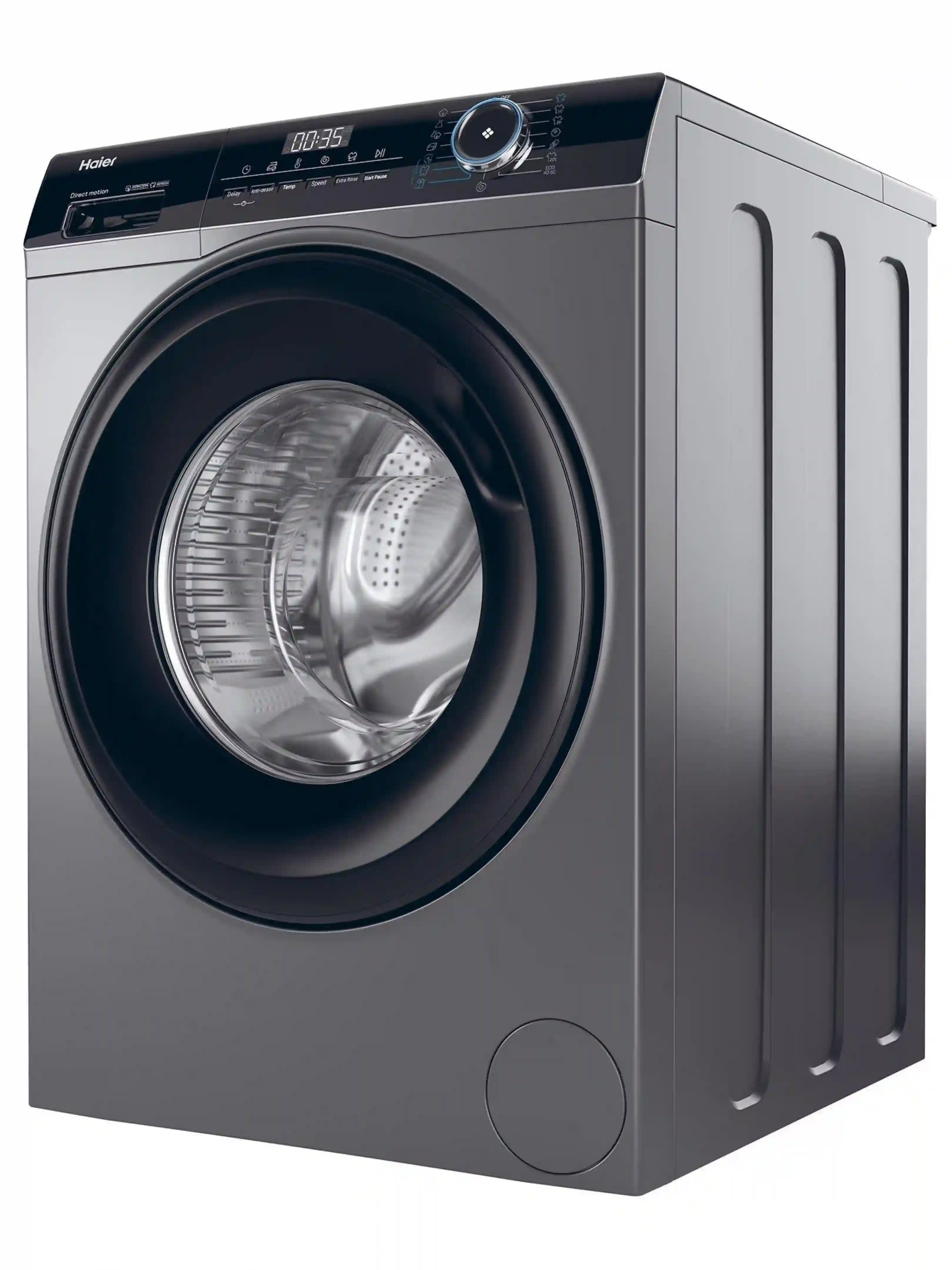 Стиральная машина Haier HW80-B14939S8 (I-Pro Serie3 / 62 см / 8кг / 1400об / пар / Direct Motion / A+++ / Антрацит)-3