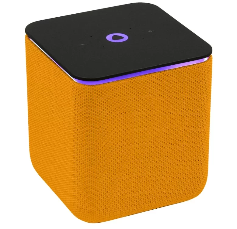 Умная колонка Яндекс Станция Миди с голосовым помощником Алиса, оранжевый-2