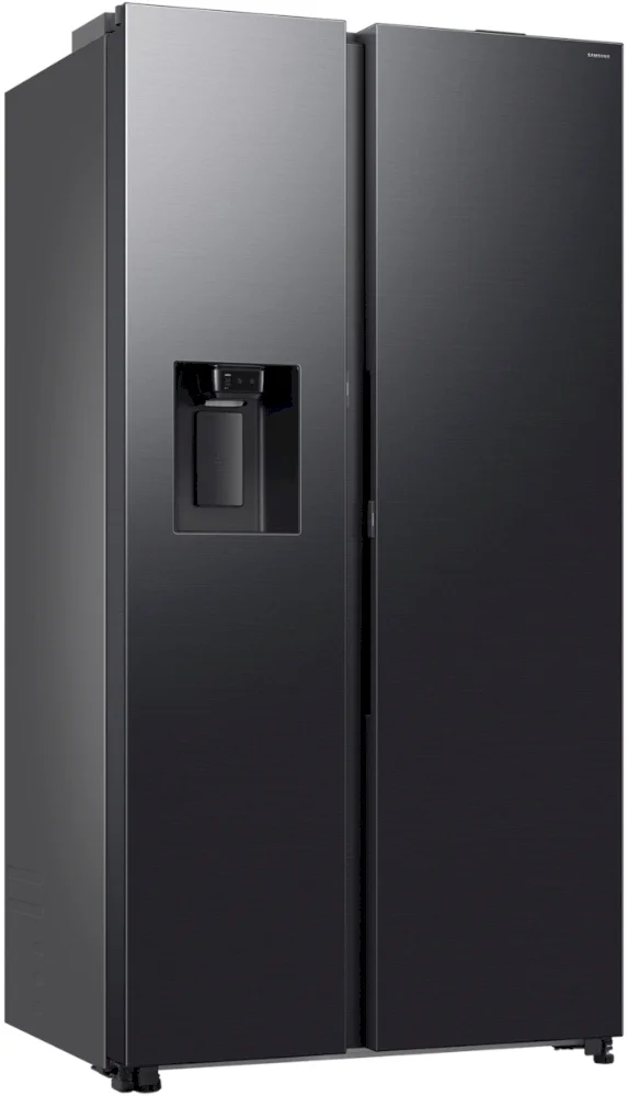 Холодильник Side by Side Samsung RS80F64KEF (Объем - 640 л / Высота - 178.4см / Графитовая сталь / Total NoFrost / Mono Cooling / Wi-Fi / диспенсер)-1
