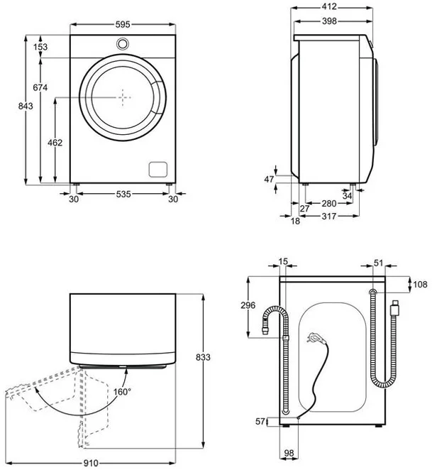 Стиральная машина Electrolux EWS6226CE (PerfectCare 600 / 37.8-41,1см / 6кг / 1200об / TimeManager / А+++)-5