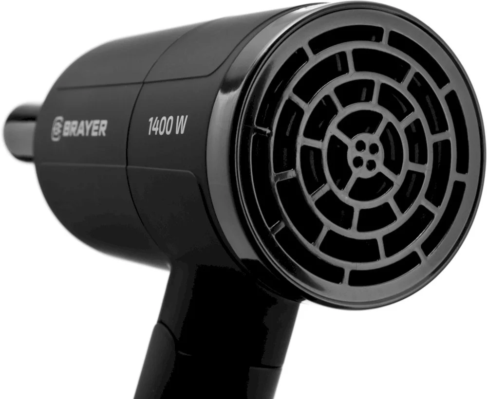 Фен Brayer BR3040 (компактный / 1400 Вт / 2 режима / шнур - 1.8 м)-3