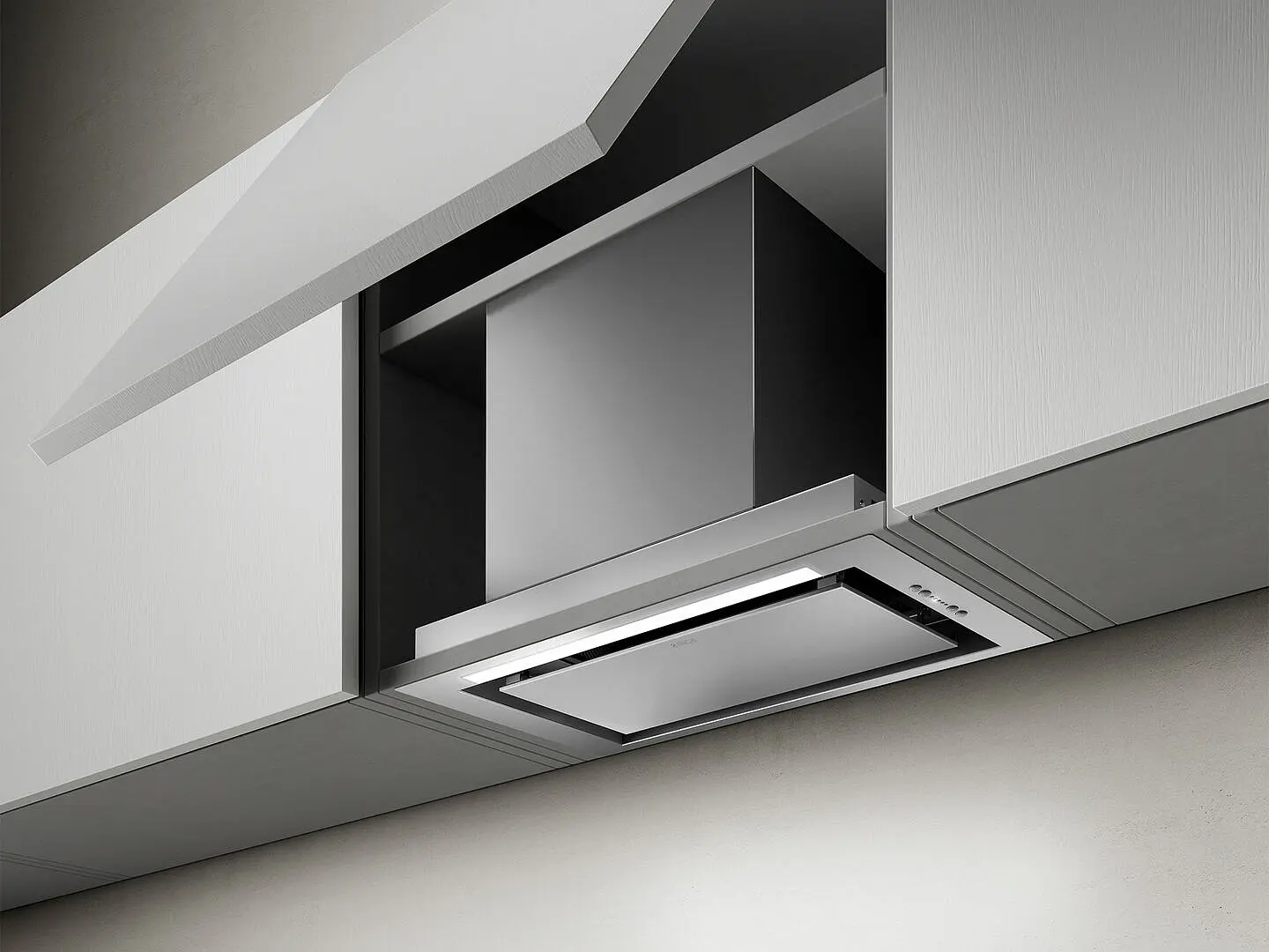 Вытяжка полновстраиваемая Elica Hidden 2.0 IX/A/52 (1300 м³/ч / 280 Вт / LED освещение 1x7 Вт / ширина - 52.4 см / нерж.)-3