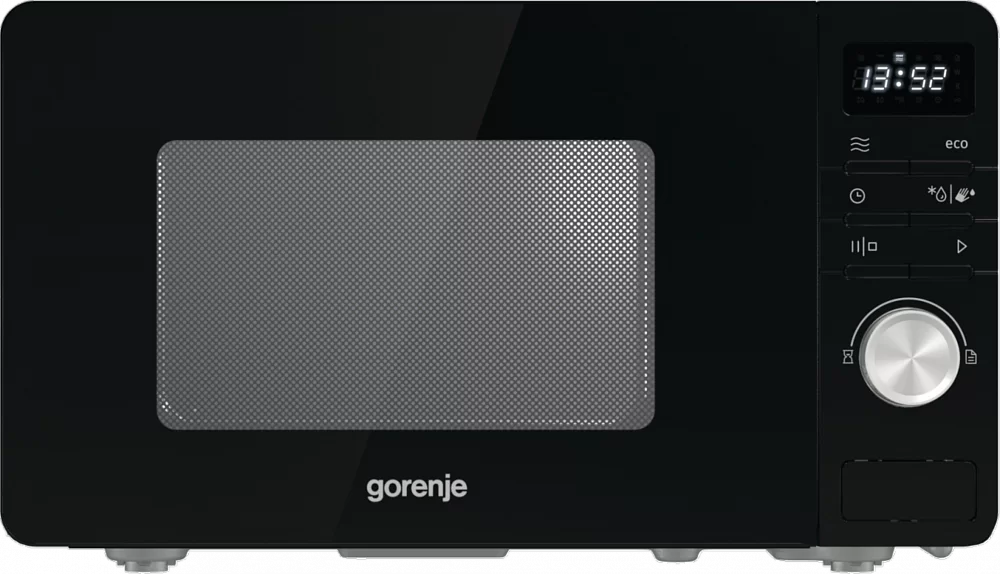 Микроволновая печь Gorenje MO20A3B (Advanced / 20 л, 800 Вт, переключатели кнопки + поворотный механизм, черный)-0