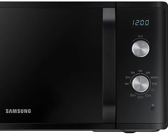 Микроволновая печь Samsung MG23K3614AK (23 л, 800 Вт, переключатели поворотный механизм, гриль, дисплей, черный)-7