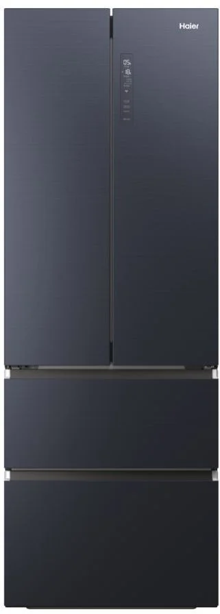 Холодильник Side by Side Haier HFW7720ENMB (4 двери / Объем - 477 л / Высота - 200,6 см / Ширина - 70 см / A++ / Чёрный / No Frost)-0
