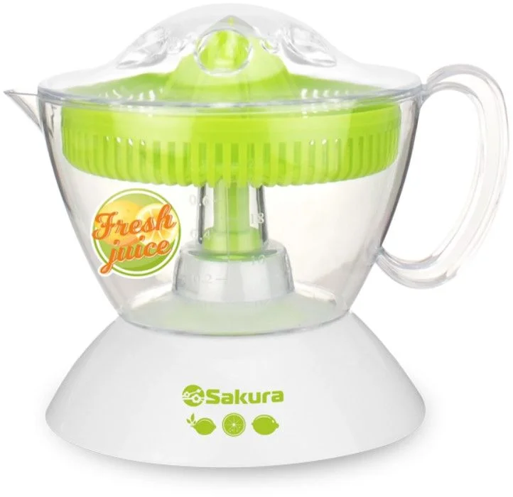 Соковыжималка Sakura SA-6509GR (40 Вт/ для цитрусовых/ скоростей - 1/ 800 мл/ корпус - пластик)-0