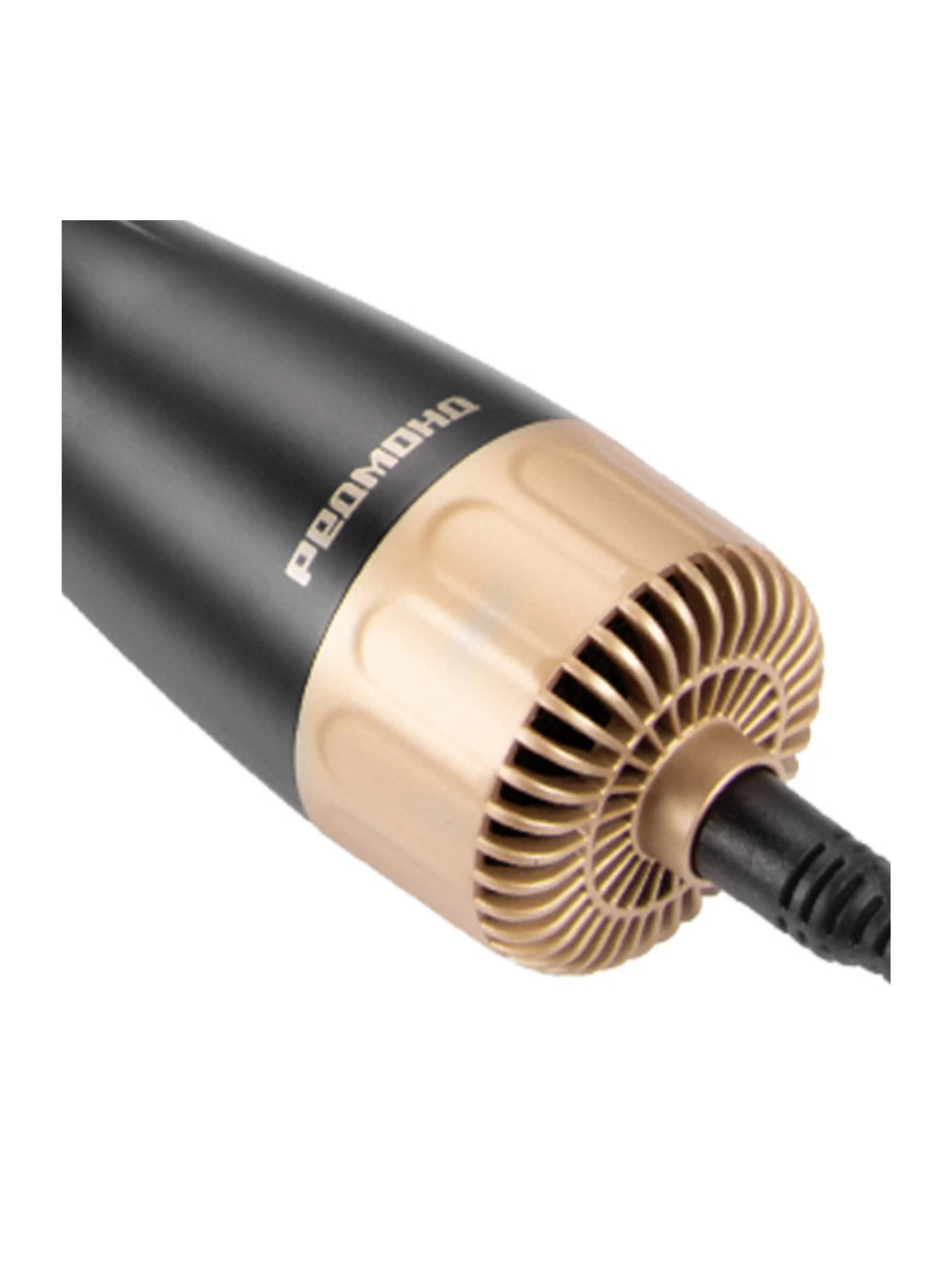 Фен-щетка Redmond HD1730 (1200 Вт / вращающаяся щетка / диаметр 50 мм, 40 мм / 3 режима / холодный воздух / шнур - 1,8 м / черный/золотой)-4