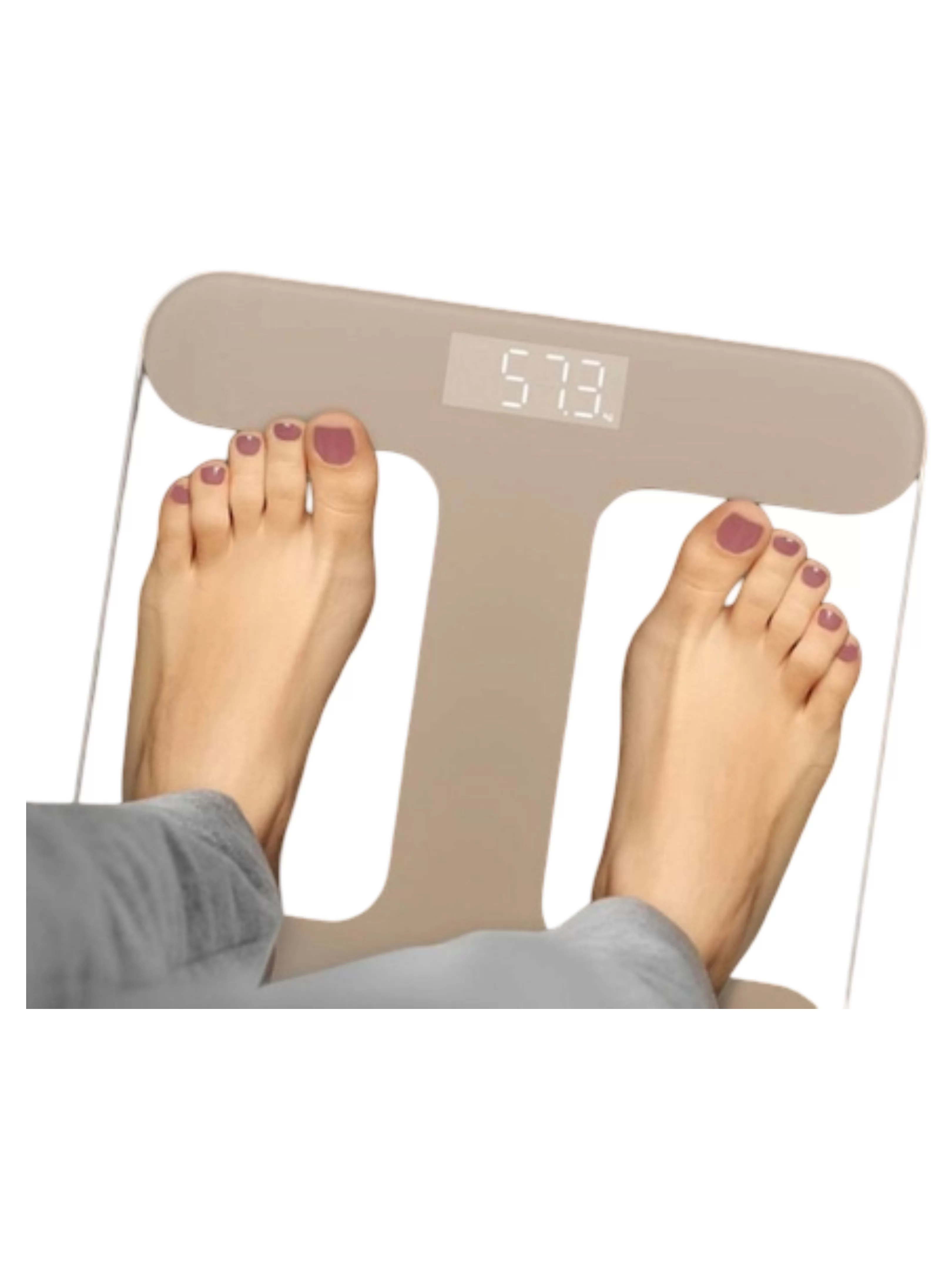 Весы электронные напольные Redmond SB1811, Бежевый  (180 кг)-3