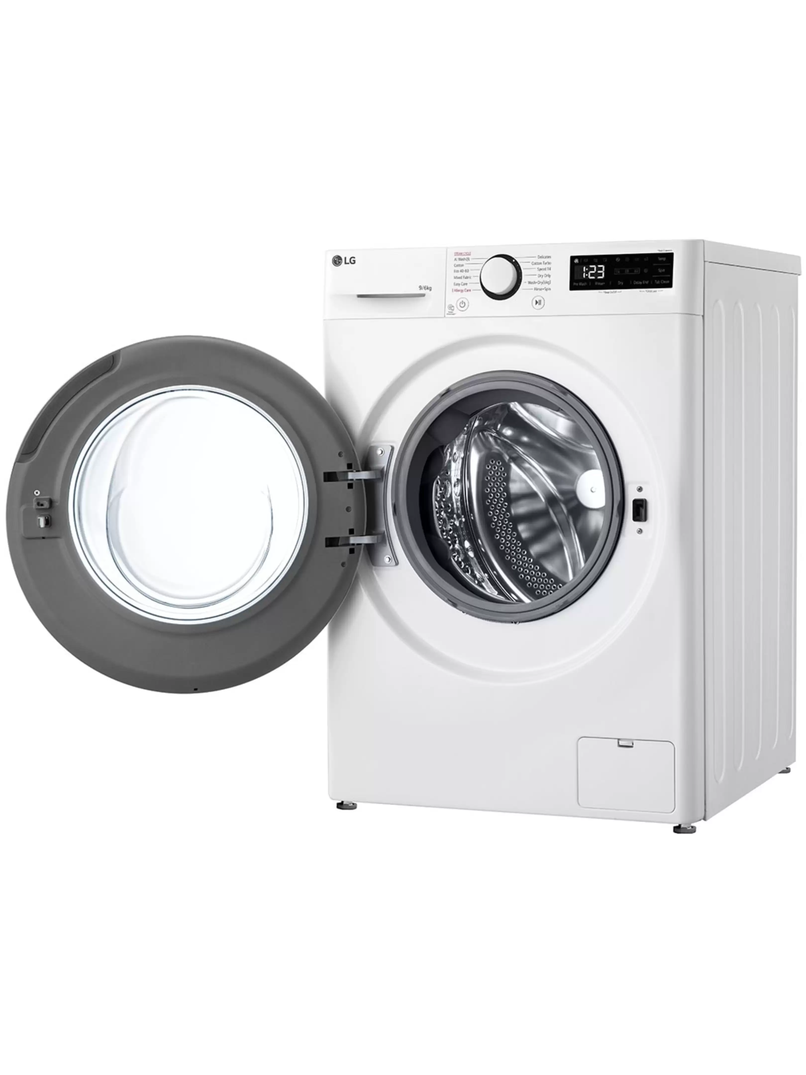 Стирально-сушильная машина LG F4DR509SBW (56.5см / 9кг / 6кг / 1400об / пар / AI DD / TurboWash™360 / Inverter Direct Drive / A+++)-12