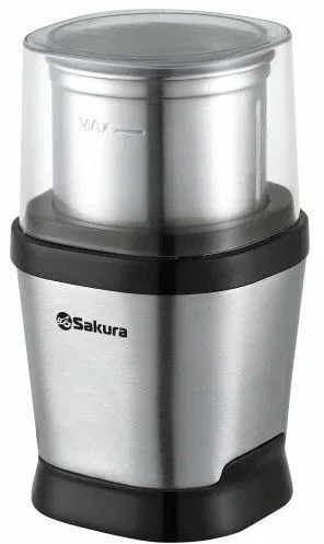 Кофемолка Sakura SA-6177S (200 Вт / 70 г / металл / серебристый)-0