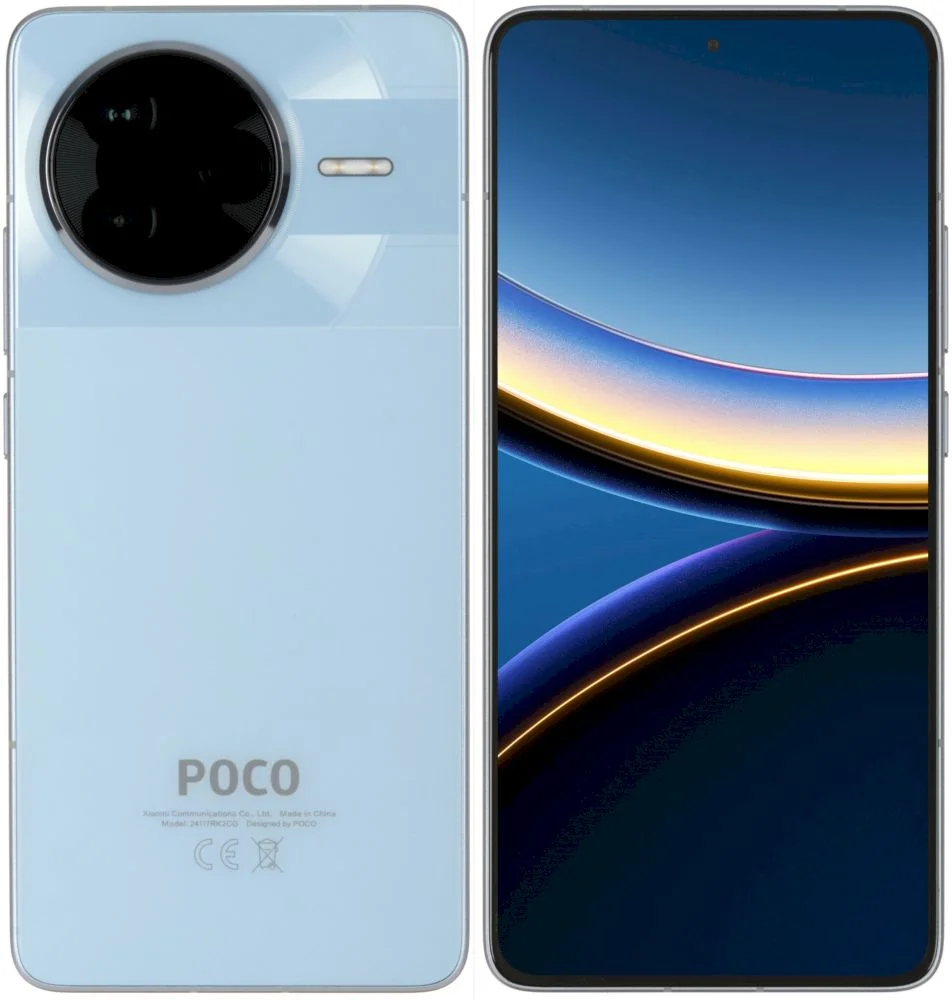 Купить смартфон poco f7 pro 12/512 гб, голубой в интернет магазине