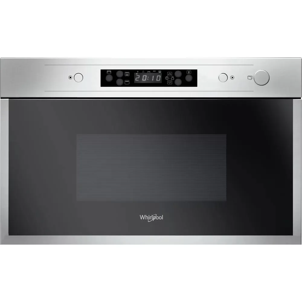 Микроволновая печь встраиваемая Whirlpool AMW442/IX (Нерж.сталь / 22 литра / ширина - 59,5 см / 750 Вт / Гриль - 700 Вт / JetDefrost 3D)-0
