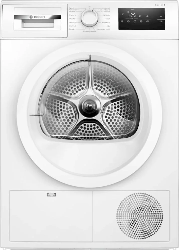Сушильная машина с тепловым насосом Bosch WTH85VL5SN (Serie4 / 59,9см / 7кг / TouchControl / AutoDry / А++)-0