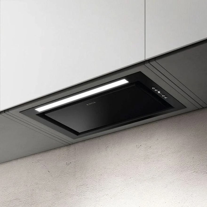 Вытяжка полновстраиваемая Elica Hidden Advance BL MAT/A/52 (1300 м³/ч / 280 Вт / LED освещение 1x7 Вт / ширина - 51.4 см / Чёрный)-0