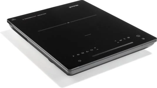 Плитка индукционная Gorenje ICY2000SP (1 конфорка / Закаленное стекло / 2000 Вт / Черный)-0