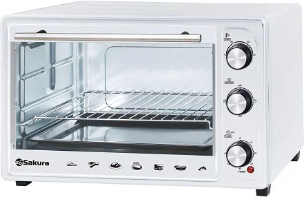 DSP Мини-печь Sakura SA-7025W (30 л/ 1500 Вт/ белая)-0