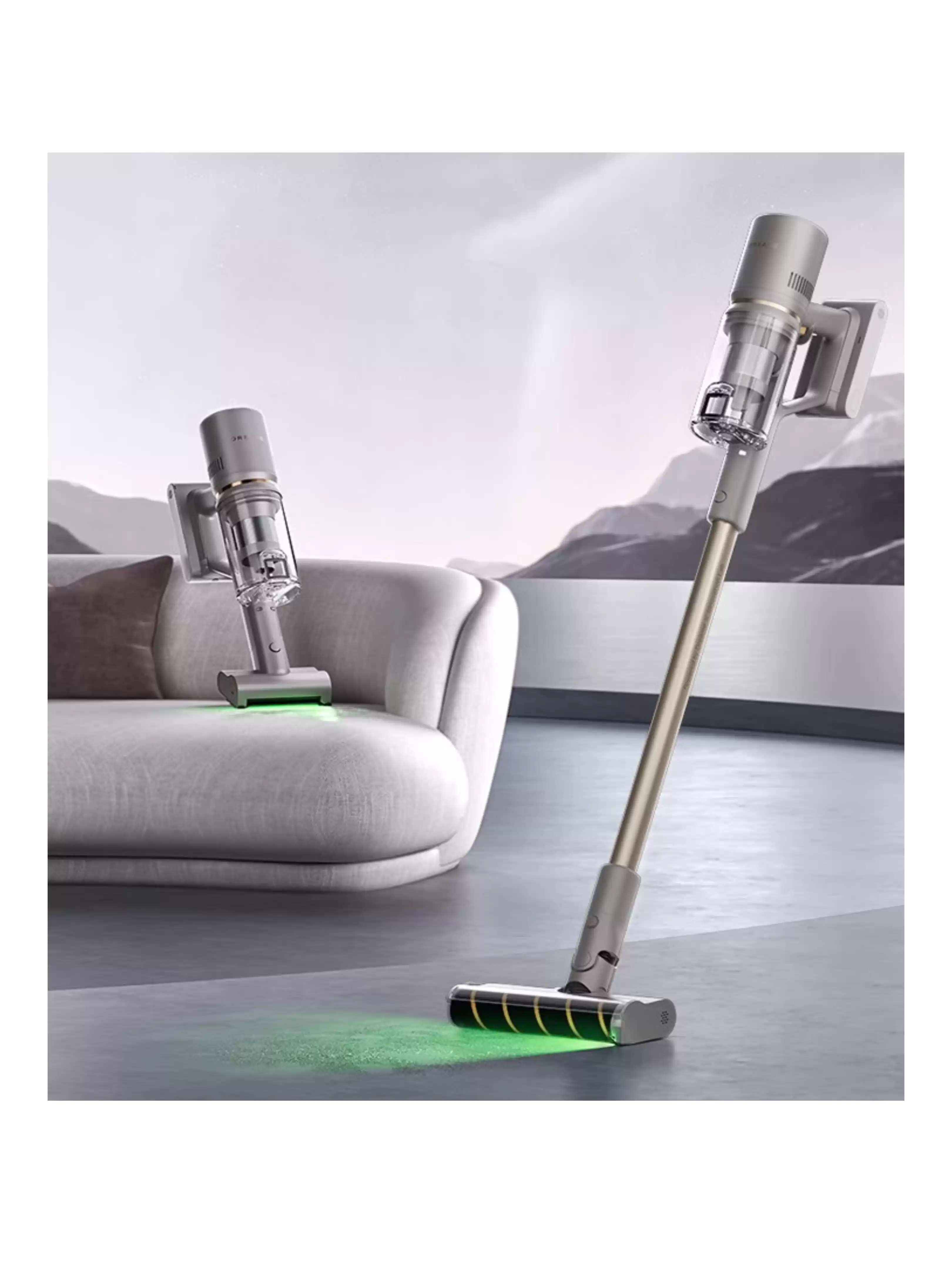 Пылесос вертикальный Dreame Z10 Station (481 Вт, контейнер 0.5 л), серый-6