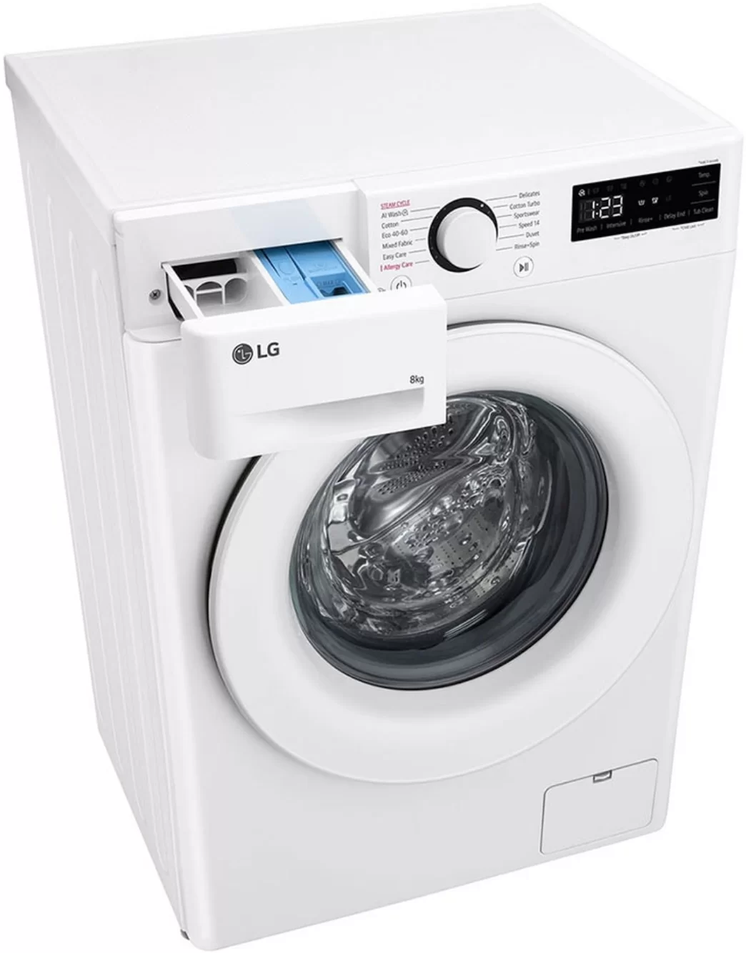 Стиральная машина LG F2WR508SWW (47.5см / 8кг / 1200об / пар / добавление белья / AI DD™ / Steam™ / А+++)-8