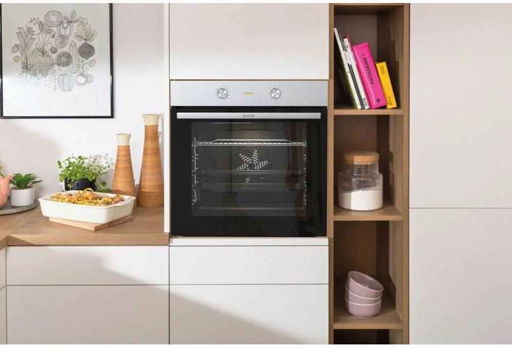 Духовой шкаф Gorenje BO6717E03X (Essential / 77 л / до 300 °C / Нерж.сталь, стекло / AquaClean / PerfectGrill / съемные направляющие / А)-4