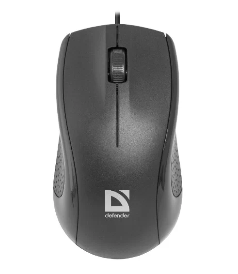 Проводная мышь Defender  Optimum MB-160 (1000 dpi) черный-0
