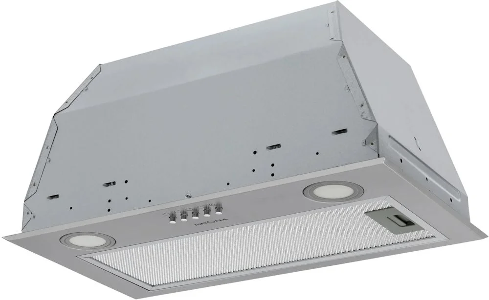 Вытяжка полновстраиваемая KRONA ADEL 600 INOX PB (780 м³/ч / 65 Вт / LED освещение 2x1,5 Вт/ ширина - 52.5 см / Нерж. сталь)-0