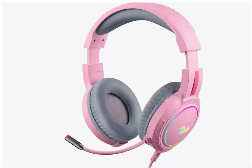 Игровая гарнитура REDRAGON MENTO RGB, розовый (71763) -0