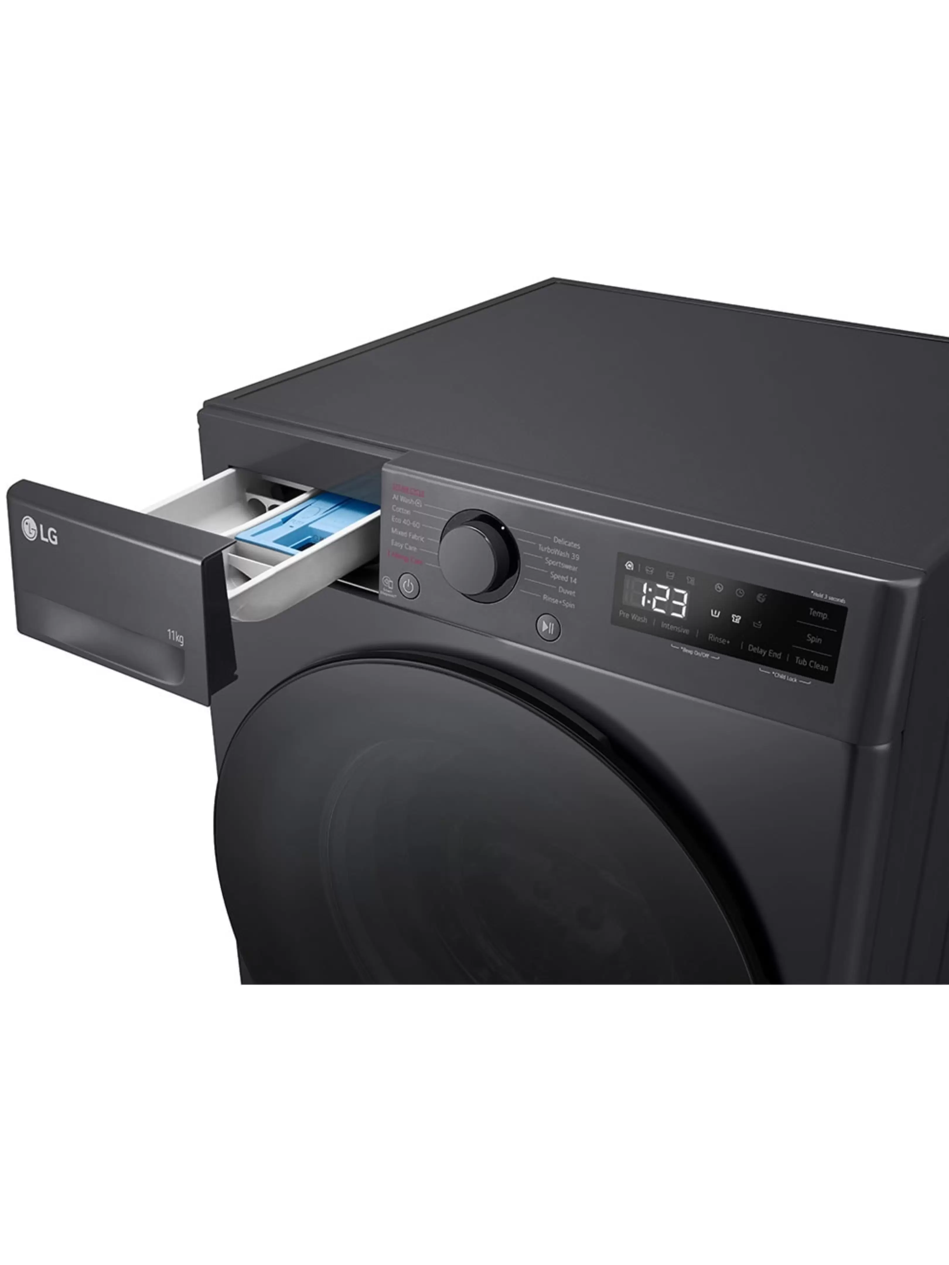 Стиральная машина LG F4WR511S2M (62см / 11кг / 1400об / пар / AI DD / TurboWash™360 / Inverter Direct Drive / Чёрная / A+++)-5