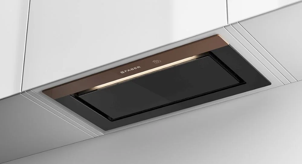 Вытяжка полновстраиваемая Faber BI-AIR KL A52 (670 м³/ч / 270 Вт / LED освещение 1 x 4 Вт / ширина - 52,2 см / Чёрный + коричневый)-0