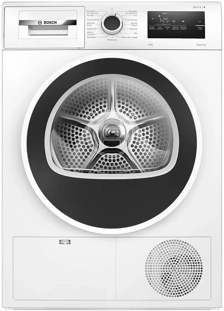 Сушильная машина с тепловым насосом Bosch WTH8627GPL (Serie4 / 61,3см / 8кг / AutoDry / EeasyClean / AntiVibration Design / А++)-0
