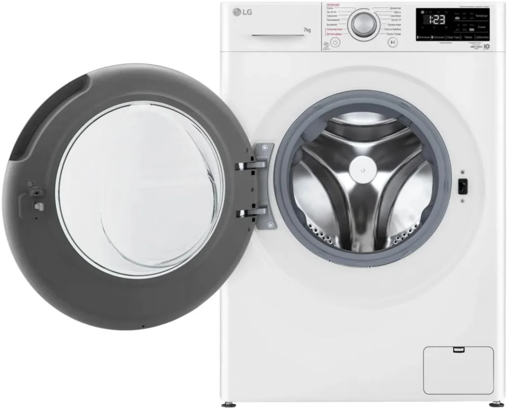 Стиральная машина LG F2V3HS4W (47,5см / 7кг / 1200об / пар / Tub Clean / Inverter Direct Drive / A)-3