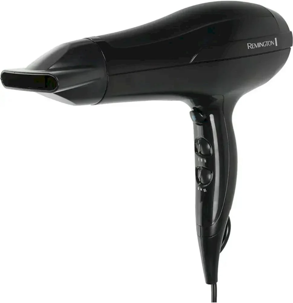 Фен Remington D5210 (полноразмерный / 2200 Вт / 3 режима / холодный воздух / шнур - 1,8 м / ионизация)-0