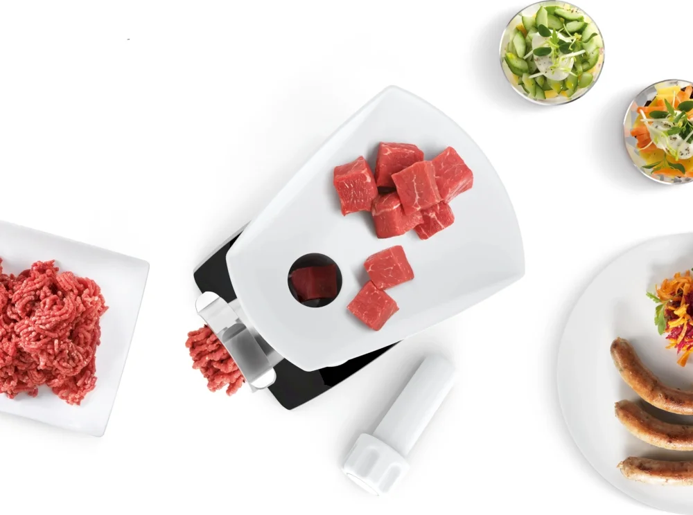 Мясорубка Bosch MFW3X14W (2000 Вт/ 2,5 кг/мин/ реверс/ белый)-2
