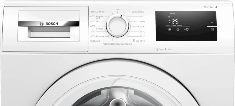 Стиральная машина Bosch WAN2401LSN (Serie4 / 59-63,3см / 8 кг / 1200об / пар / SpeedPerfect / ActiveWater Plus / EcoSilence Drive / A+++)-3