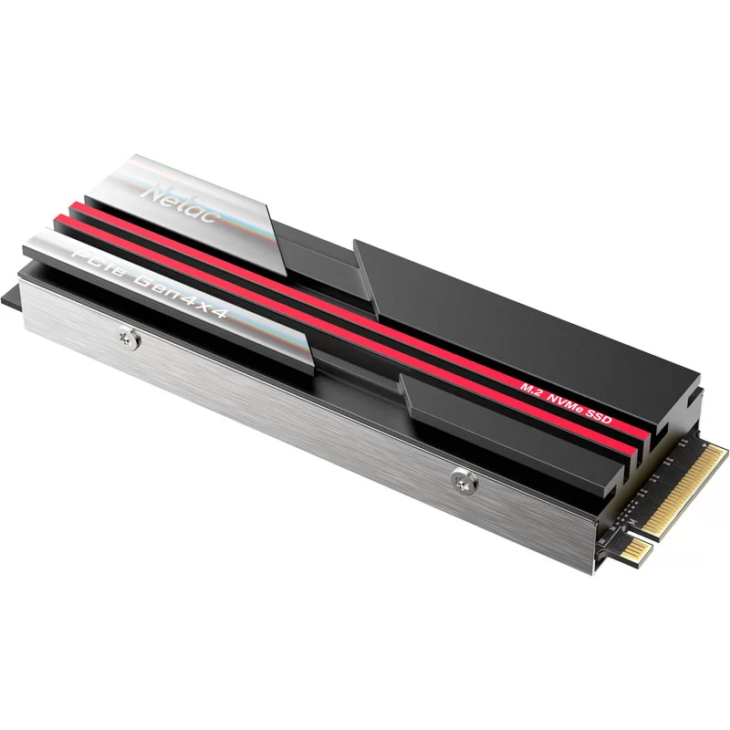 Жесткий диск SSD M.2 1 ТБ Netac NV7000 с радиатором NVMe PCI-E 4.0 x4, TLC, R7200/W5500 МБ/с, 2280, 700 TBW (NT01NV7000-1T0-E4X)-0
