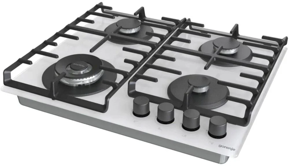 Поверхность газовая Gorenje GTW642SYW (Simplicity 2.1 / белый / закаленное стекло / чугун / WOK)-7