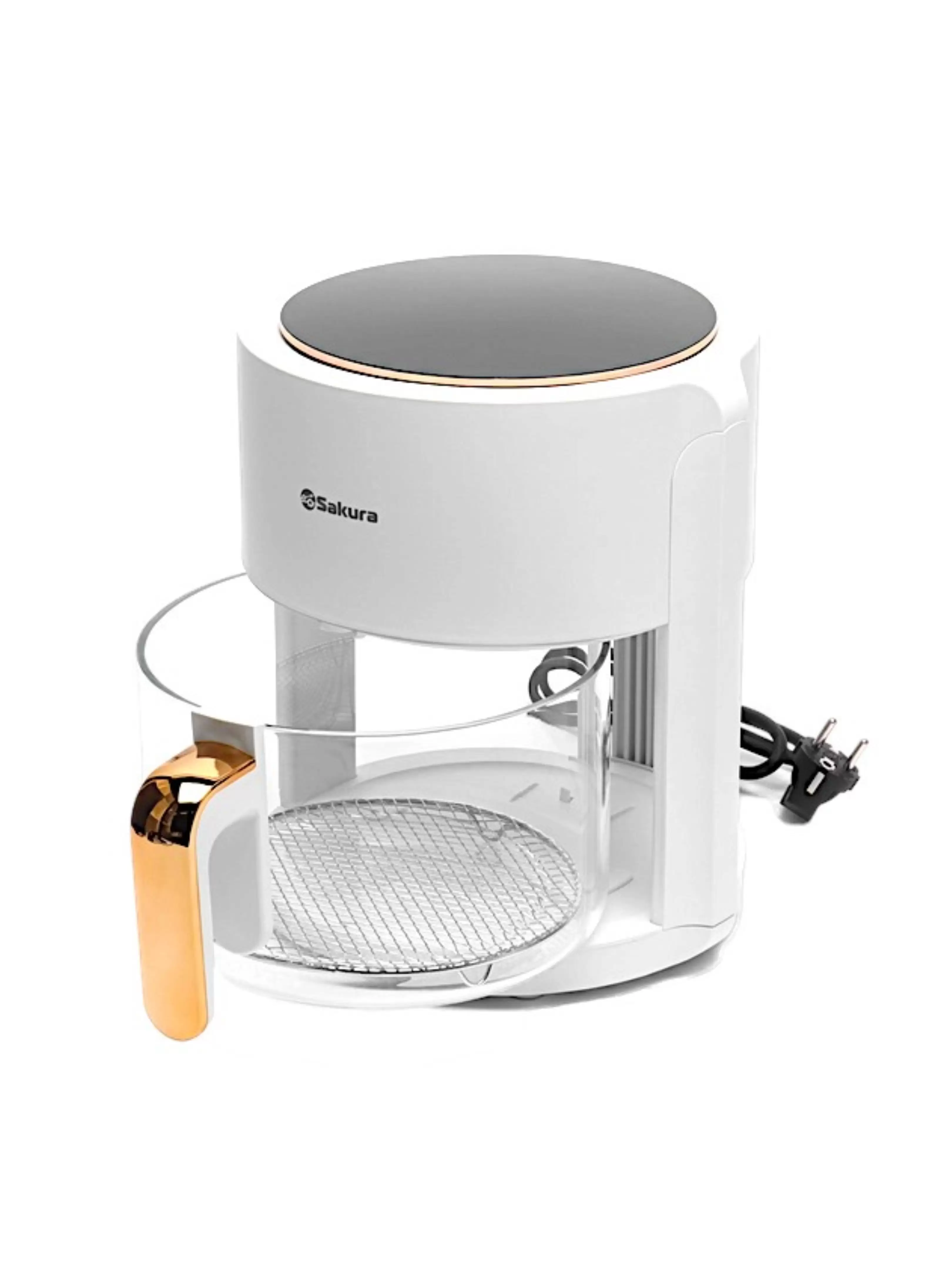 Аэрогриль Sakura SA-7673 (1300 Вт, 5 л, упр. - сенсорное, программ - 10, таймер на - 60 мин)-1