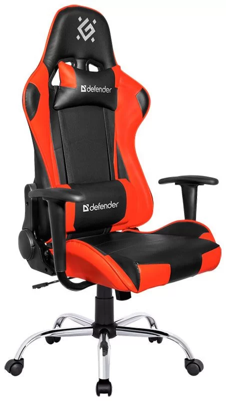Игровое кресло Defender Azgard, чёрный/красный-0