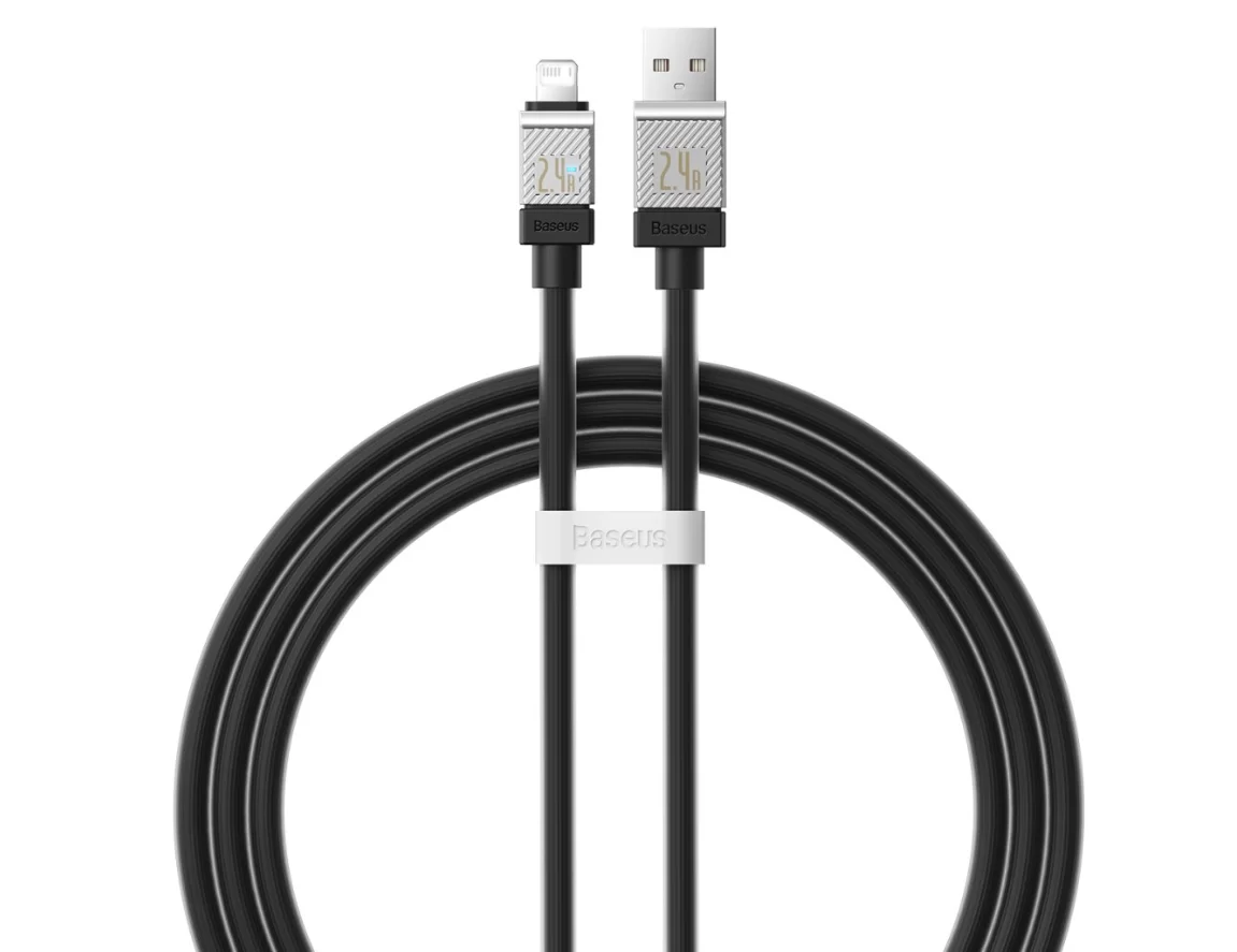 Кабель Baseus CoolPlay Series Lightning - USB, 1м, Черный-0