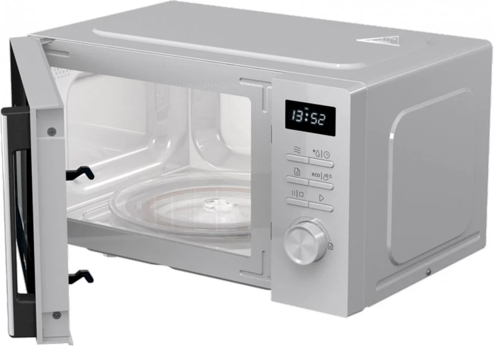 Микроволновая печь Gorenje MO20A3WH (Advanced / 20 л, 800 Вт, переключатели кнопки + поворотный механизм, белый/черный)-2