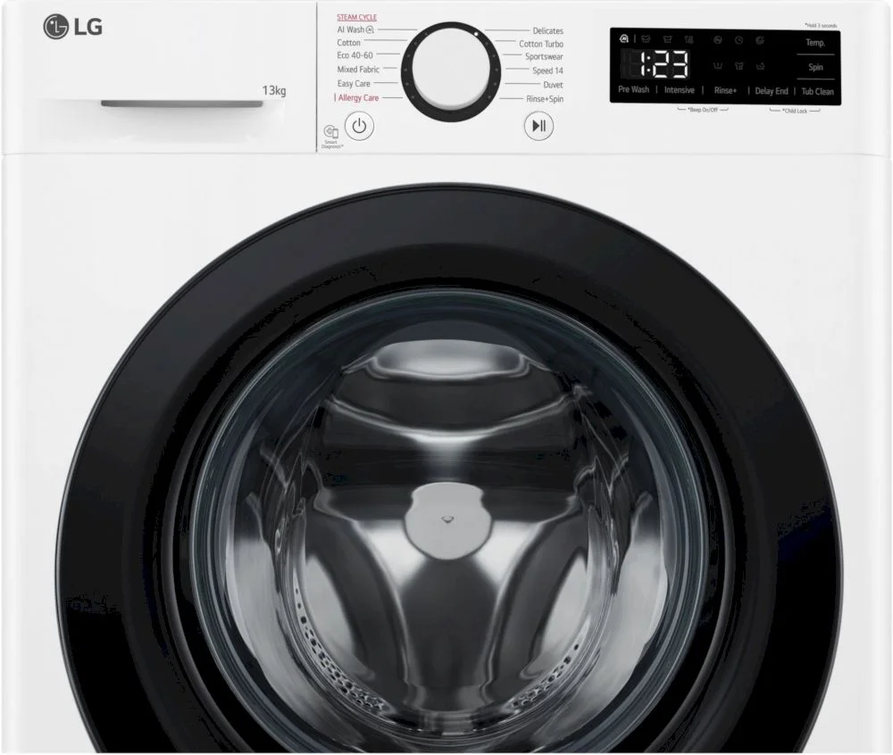 Стиральная машина LG F4WR513SBW (61.5см / 13кг / 1400об / пар / AI DD / AI Wash / Smart Diagnosis / Inverter Direct Drive / A+++)-5