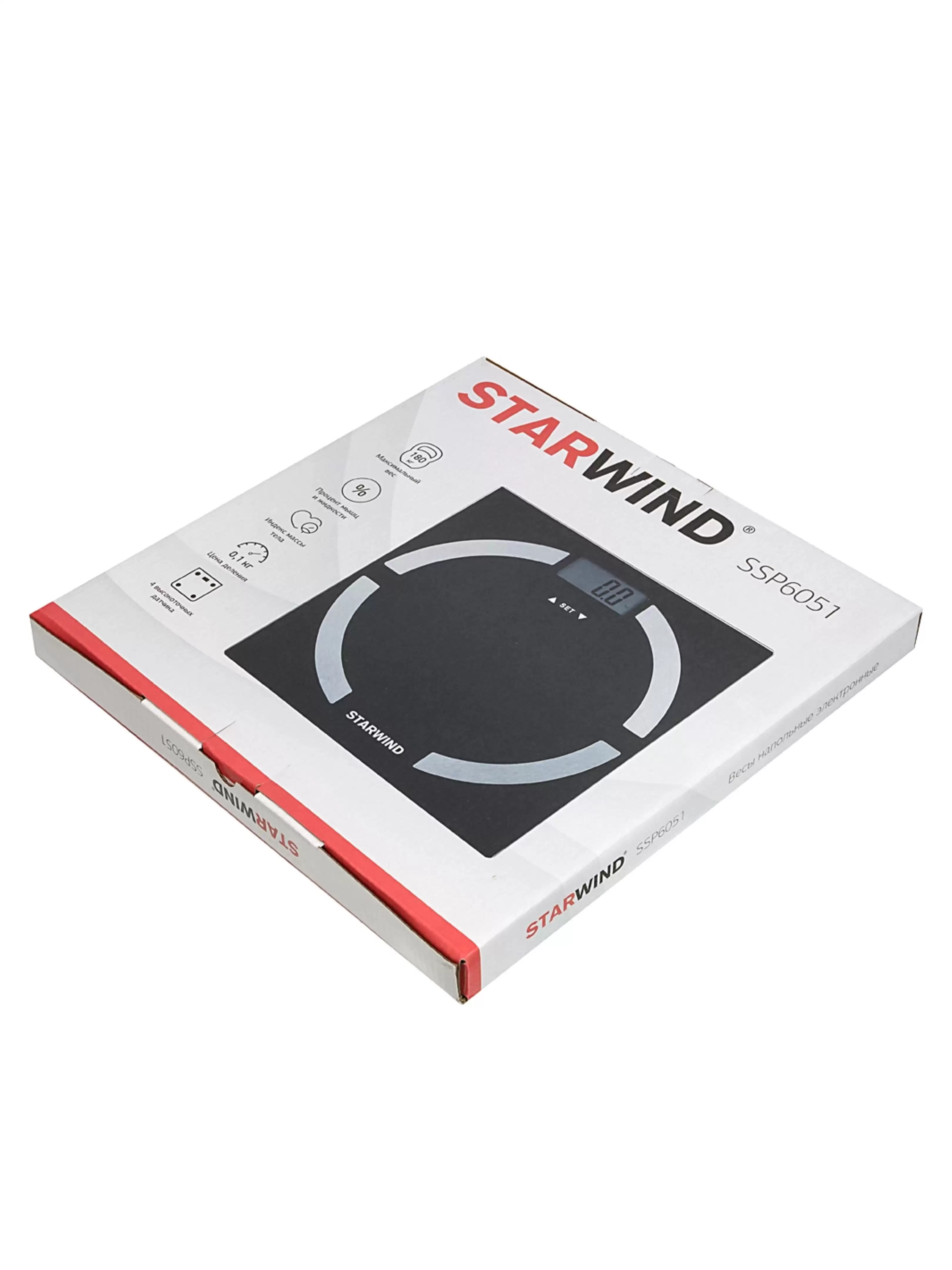 Весы электронные напольные Starwind SSP6051 (180 кг)-4